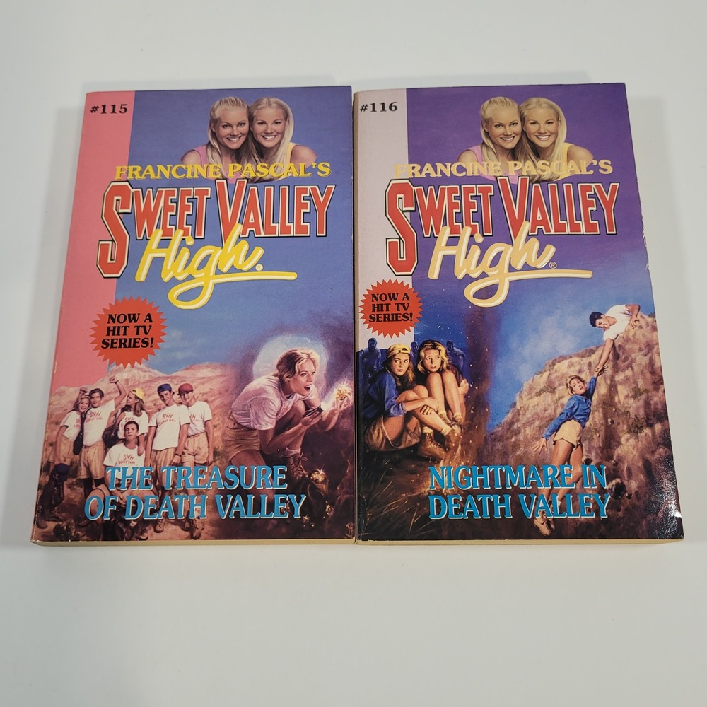 Sweet Valley High Books Sweet Valley Survival Lot of 2 Death Valley‎ Miniseries